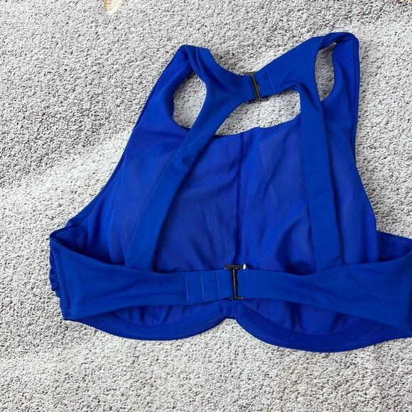 Athleta Maldives Bikini Top Royal Blue Size 34B/C Women's Swimwear - Picture 4 of 7